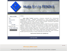 Tablet Screenshot of hutafeniks.pl